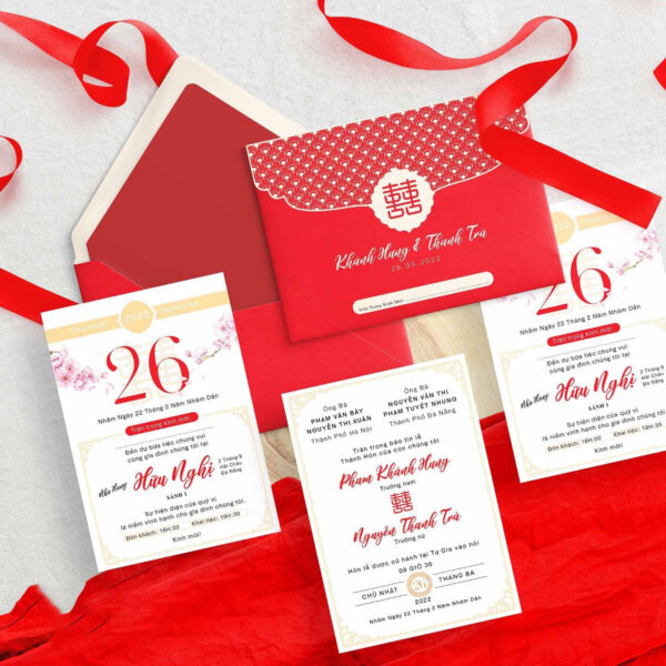 Thiệp Cưới Luxury Mẫu  1