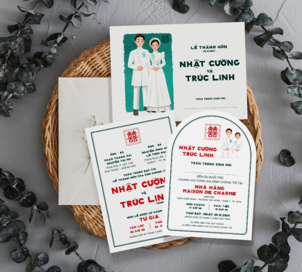 Thiệp Cưới Chipi 10