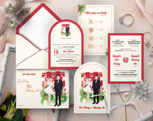 Thiệp Cưới Chipi 113
